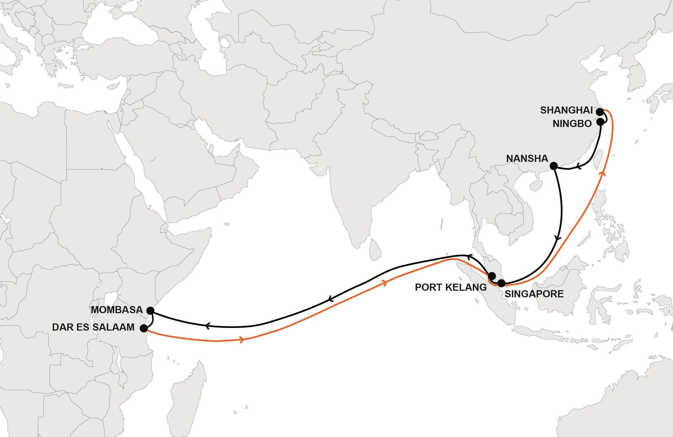 New Hapag-Lloyd East Africa Service Arriving In Kenya And Tanzania