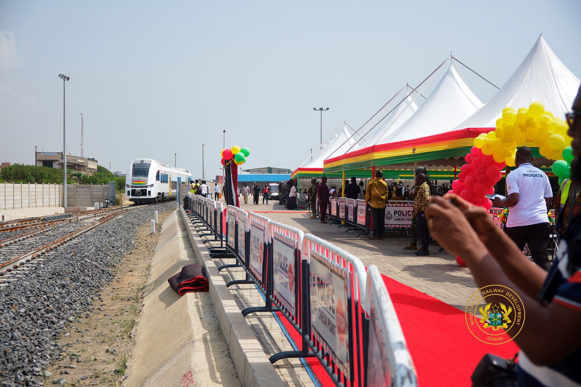 Historic Milestone in Ghana’s Railway Development: President Akufo-Addo Commissions Two State-of-the-Art DMU Trains