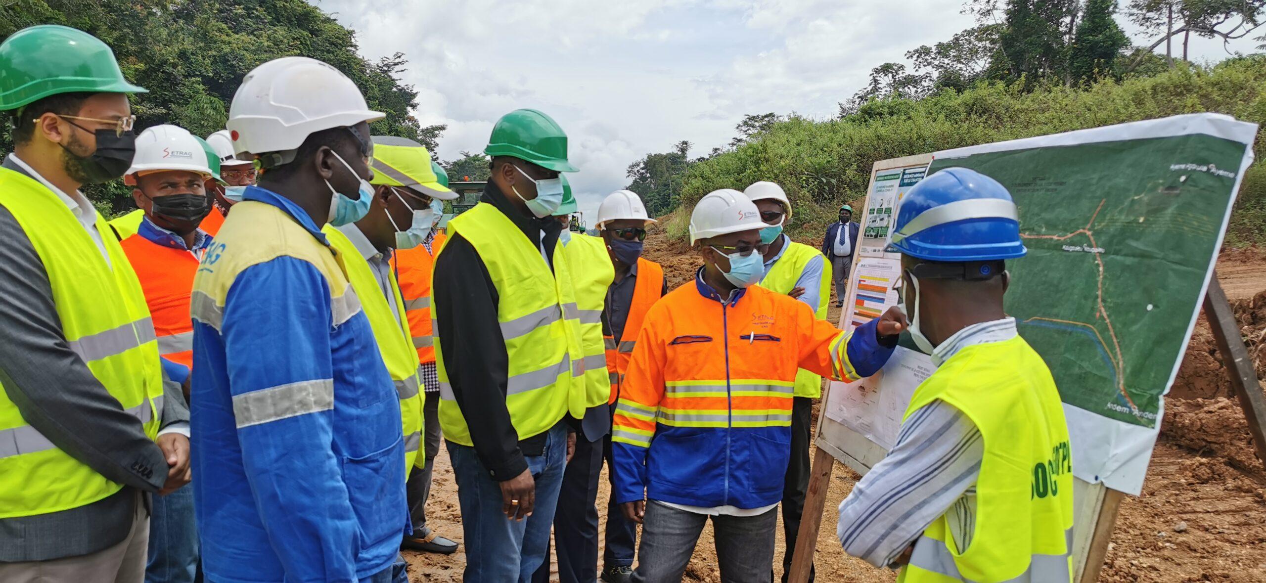 Visit By The Gabon Minister Of Transport To Setrag Site