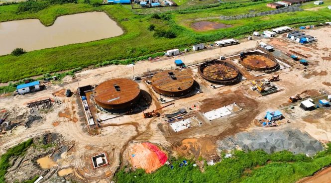 Fuel Terminal under construction. Photo: ©ArcelorMittal