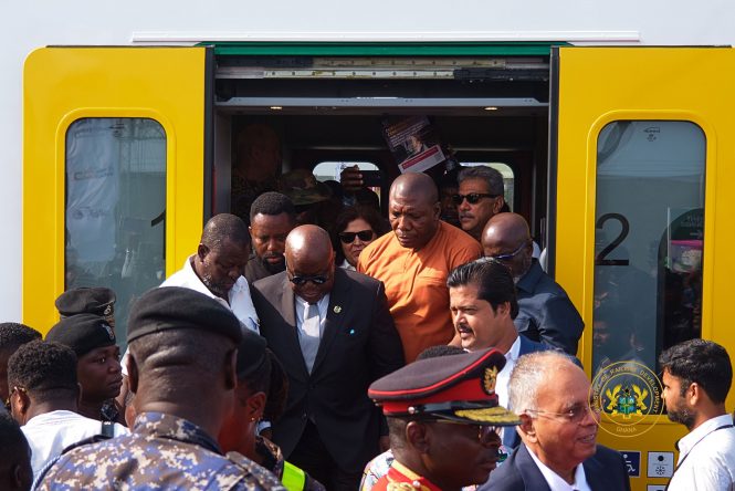 Historic Milestone in Ghana’s Railway Development: President Akufo-Addo Commissions Two State-of-the-Art DMU Trains