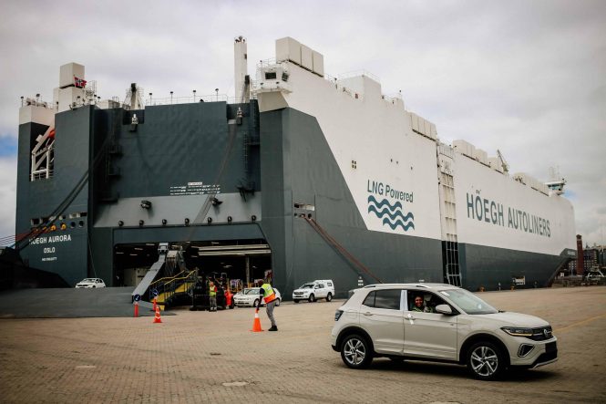 The Port Elizabeth Car Terminal Handles Vessel Höegh Aurora’s First Africa Call