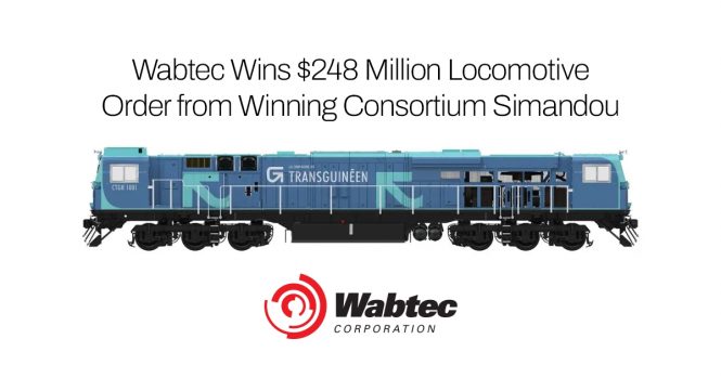 Wabtec Wins $248 Million Locomotive Order from Winning Consortium Simandou