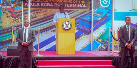 Sanwo-Olu Announces 30% Reduction in Red Line Fare, Commissions New Bus Terminal